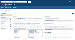 Desktop Screenshot of myjenzabar.net